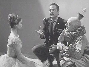 Still from Five Characters in Search of an Exit