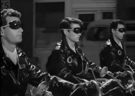 Still from Black Leather Jackets