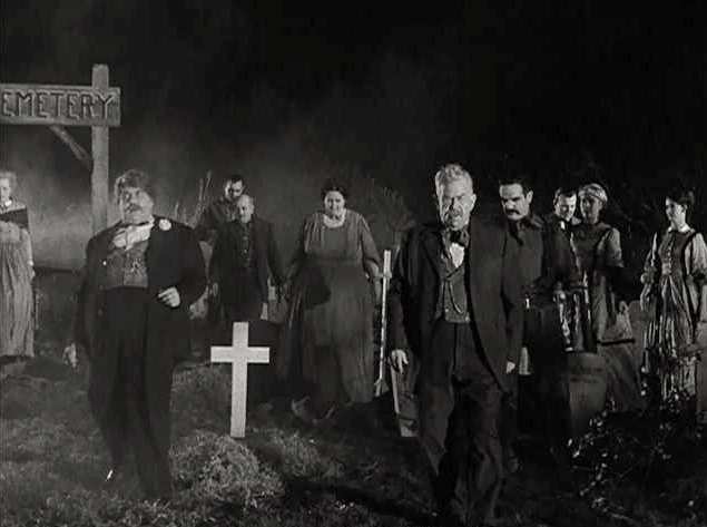 Still from Mr. Garrity and the Graves